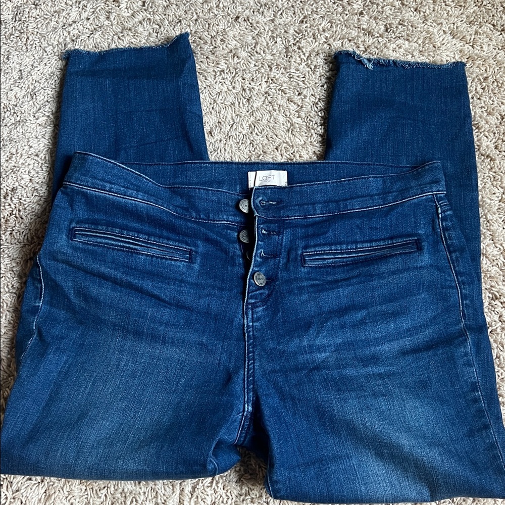 LOFT Classic Blue Denim Jeans